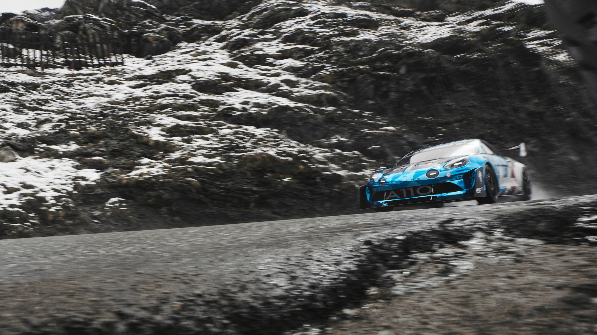 Alpine A110 Pikes Peak shakedown