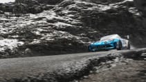 Alpine A110 Pikes Peak shakedown