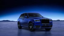 Static shot of Blue Shadow Black Badge Cullinan