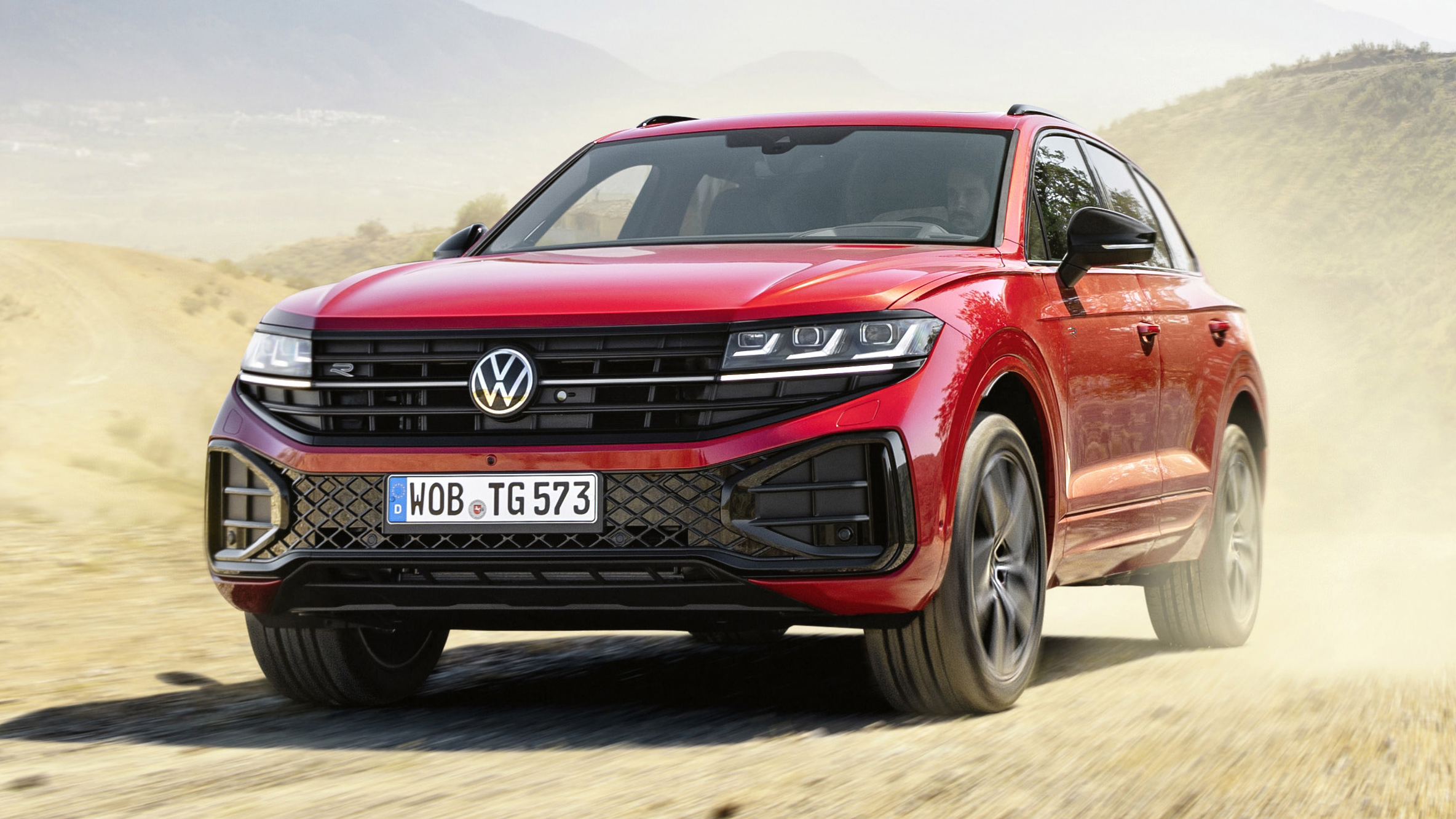 Facelifted Volkswagen Touareg Top Gear