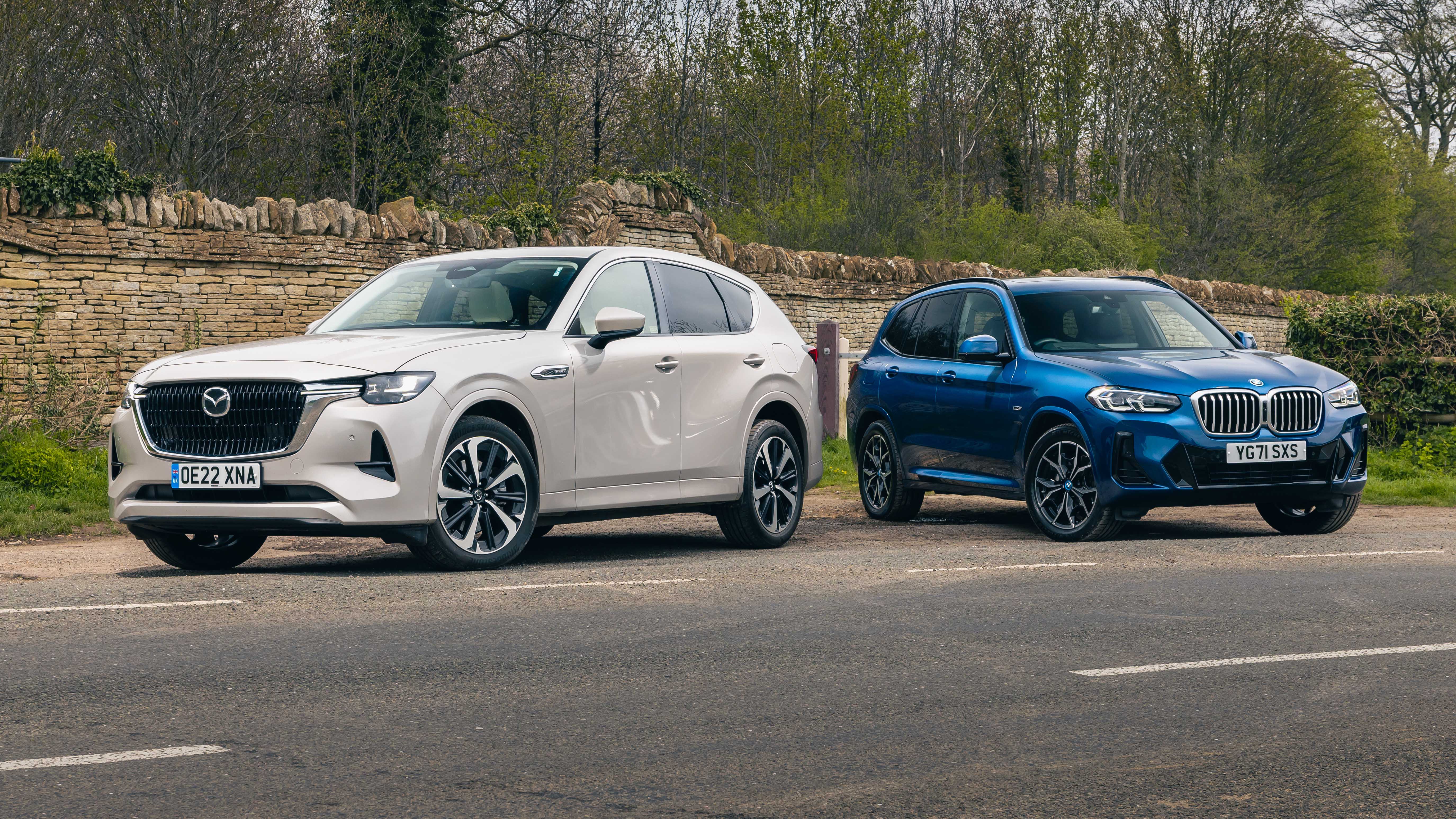 Mazda CX-60 versus BMW X3 Hybrid