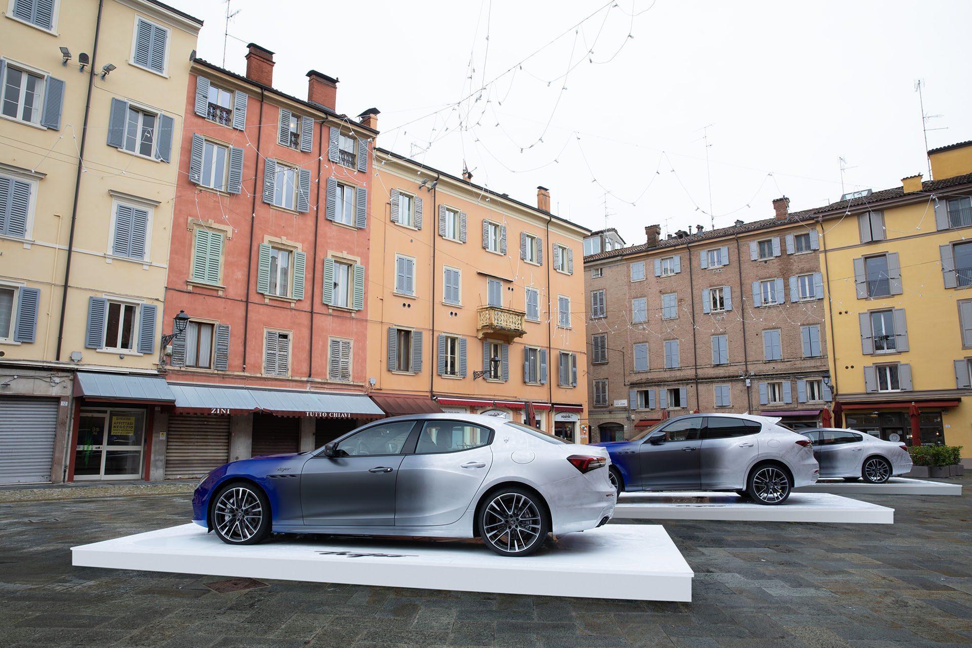 Maserati's Folgore range goes on display for Motor Valley Fest in Modena