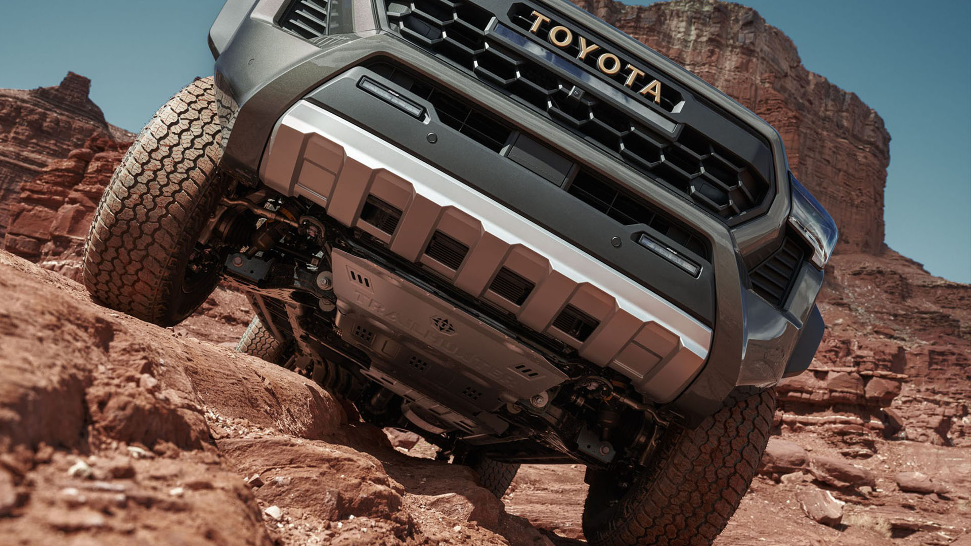 Close up of Toyota Tacoma Trailhunter