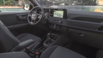 Drivers seat and dash of Ford E-Tourneo Courier