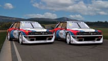 Lancia Delta Evo-e RX side by side