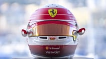 Charles Leclerc Monaco helmet front