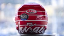 Charles Leclerc Monaco helmet back