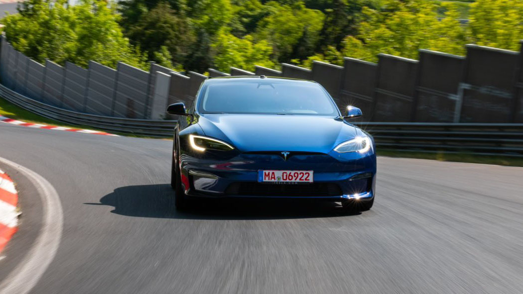 Tesla Model S Plaid Track Pack Nurburgring record 2023