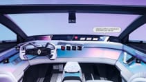 Interior dash of Human First Vision concept - health monitoring