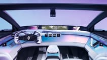 Interior dash of Human First Vision concept - charging