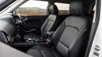 Kia Soul EV front seats side view