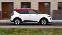 Kia Soul EV dynamic side view