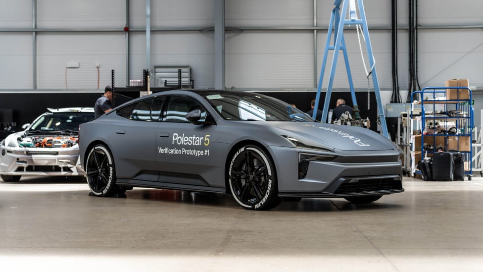 Polestar 5 prototype Top Gear