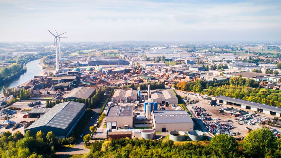 Car recycling plant