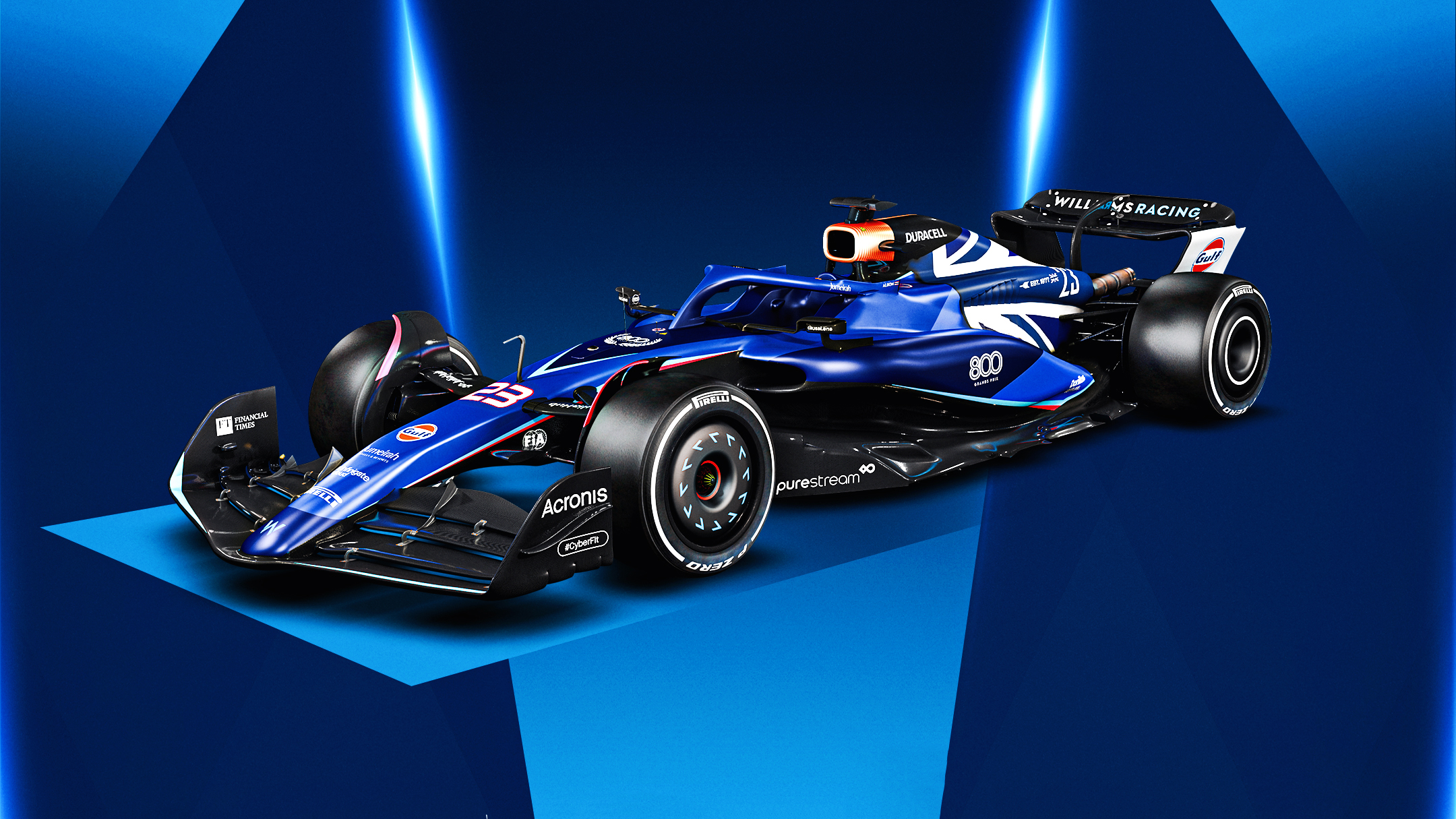 Williams 800th grand prix livery front