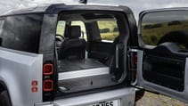 Land Rover Defender 90 seats down