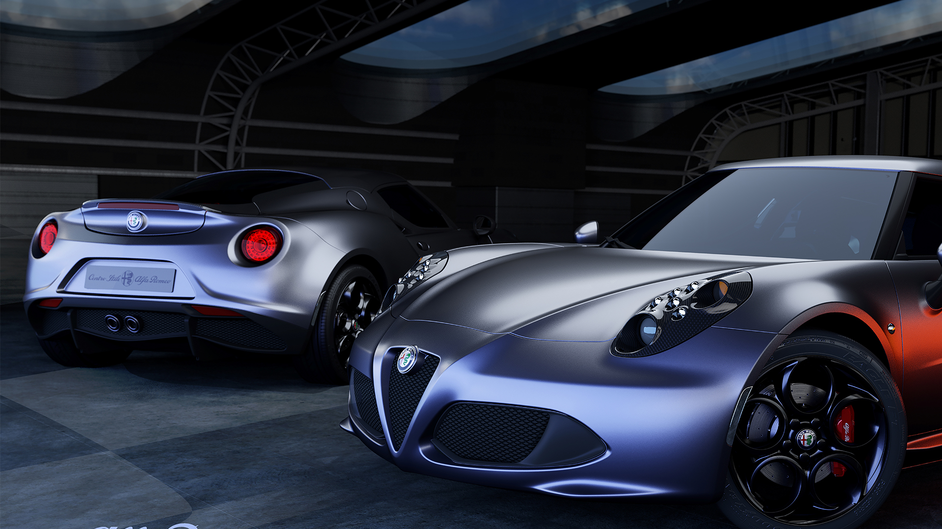 Designer's Cut Alfa Romeo 4C in static shot