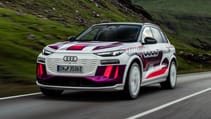 Audi Q6 e-tron prototype review Top Gear 2023