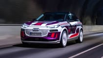 Audi Q6 e-tron prototype review Top Gear 2023