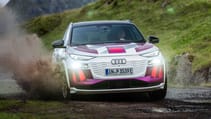 Audi Q6 e-tron prototype review Top Gear 2023