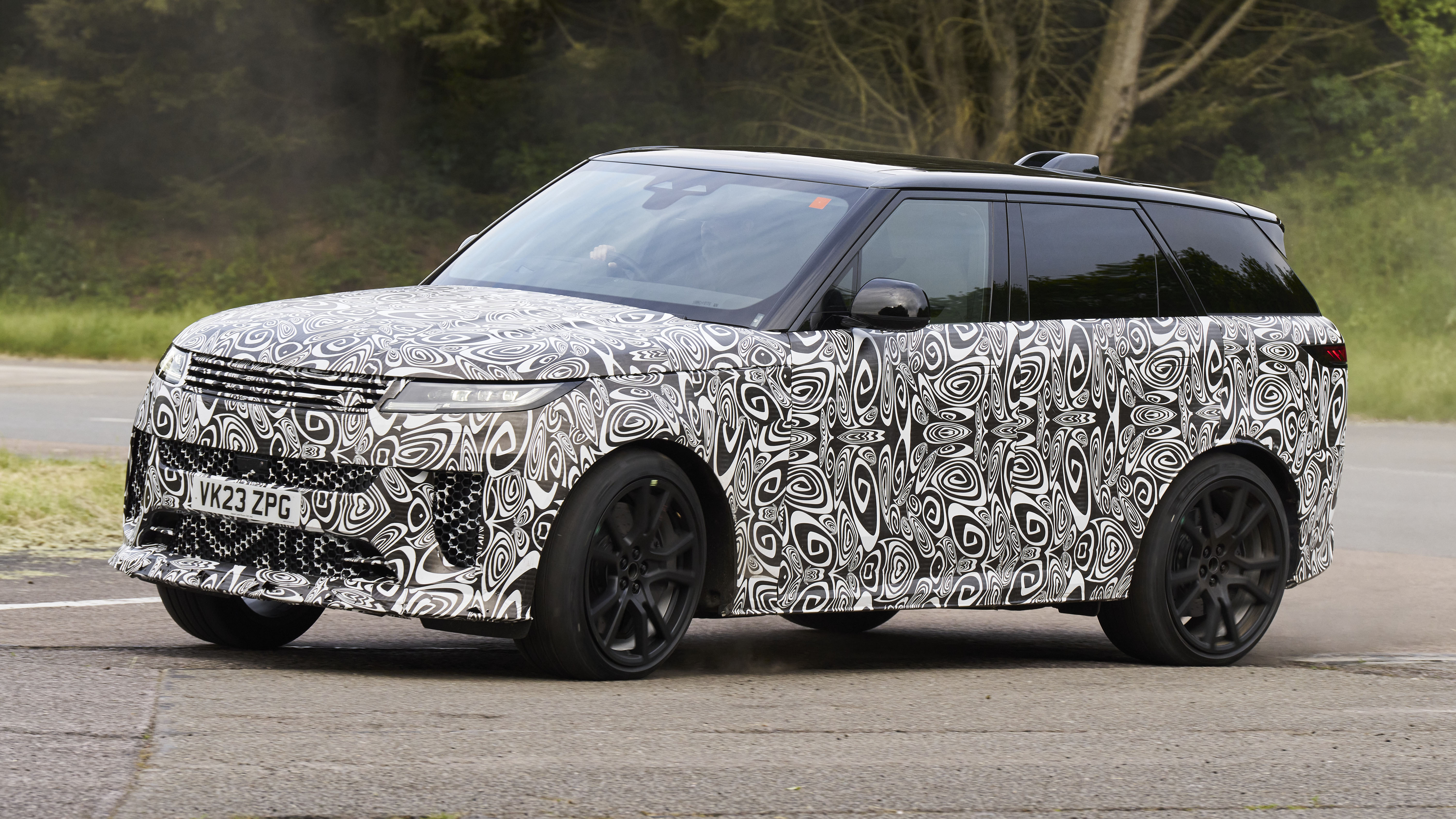 Range Rover Sport SV passenger ride Top Gear 2023