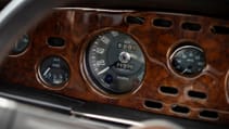 1973 Aston Martin V8 modded for James Bond movie - close up of dash