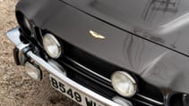 1973 Aston Martin V8 modded for James Bond movie - close up of bonnet