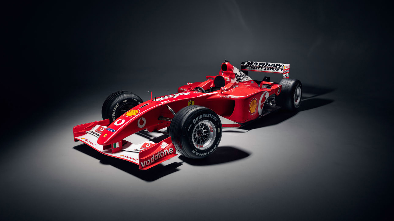 Ferrari F2001b front