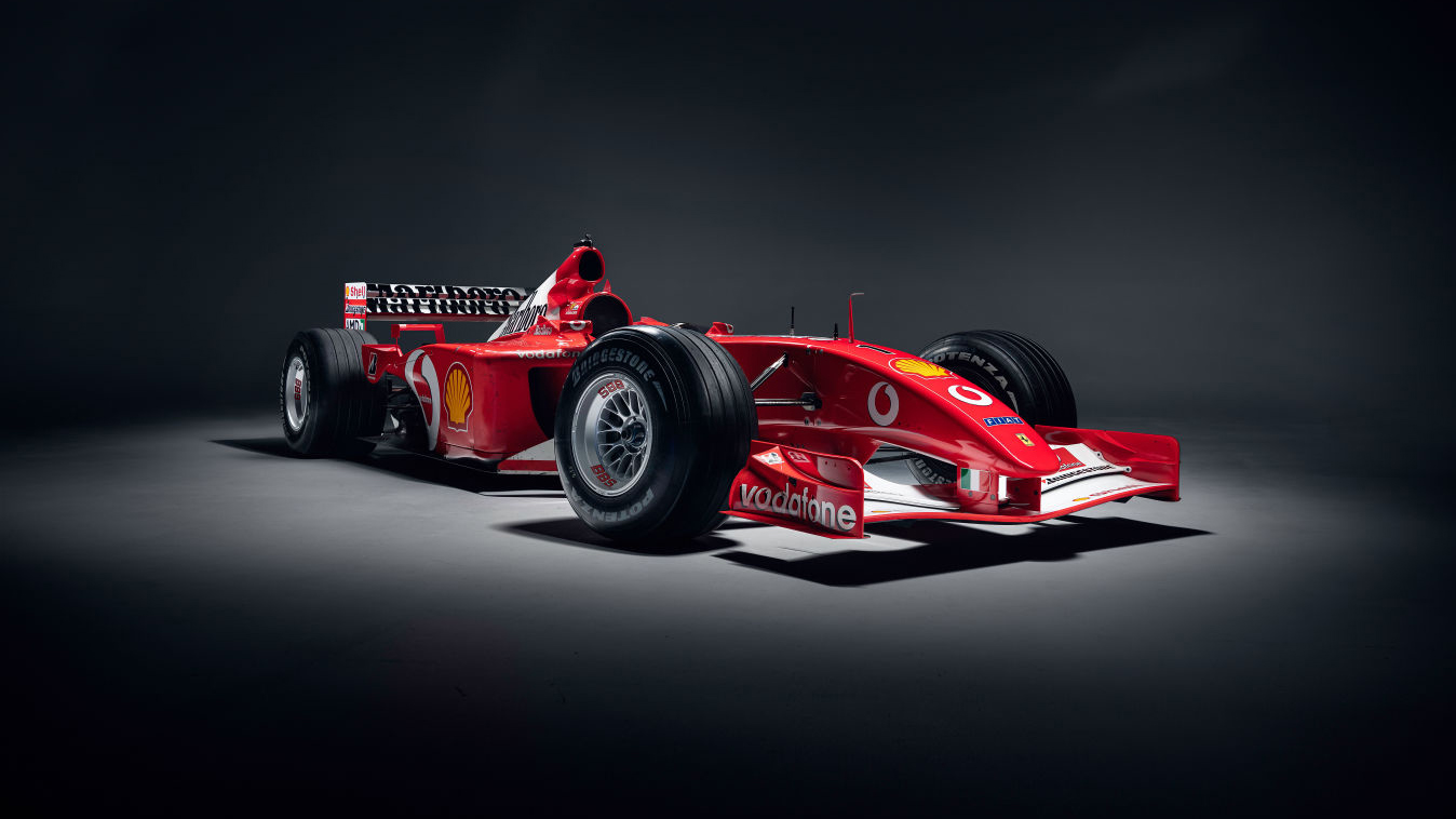 Ferrari F2001b front