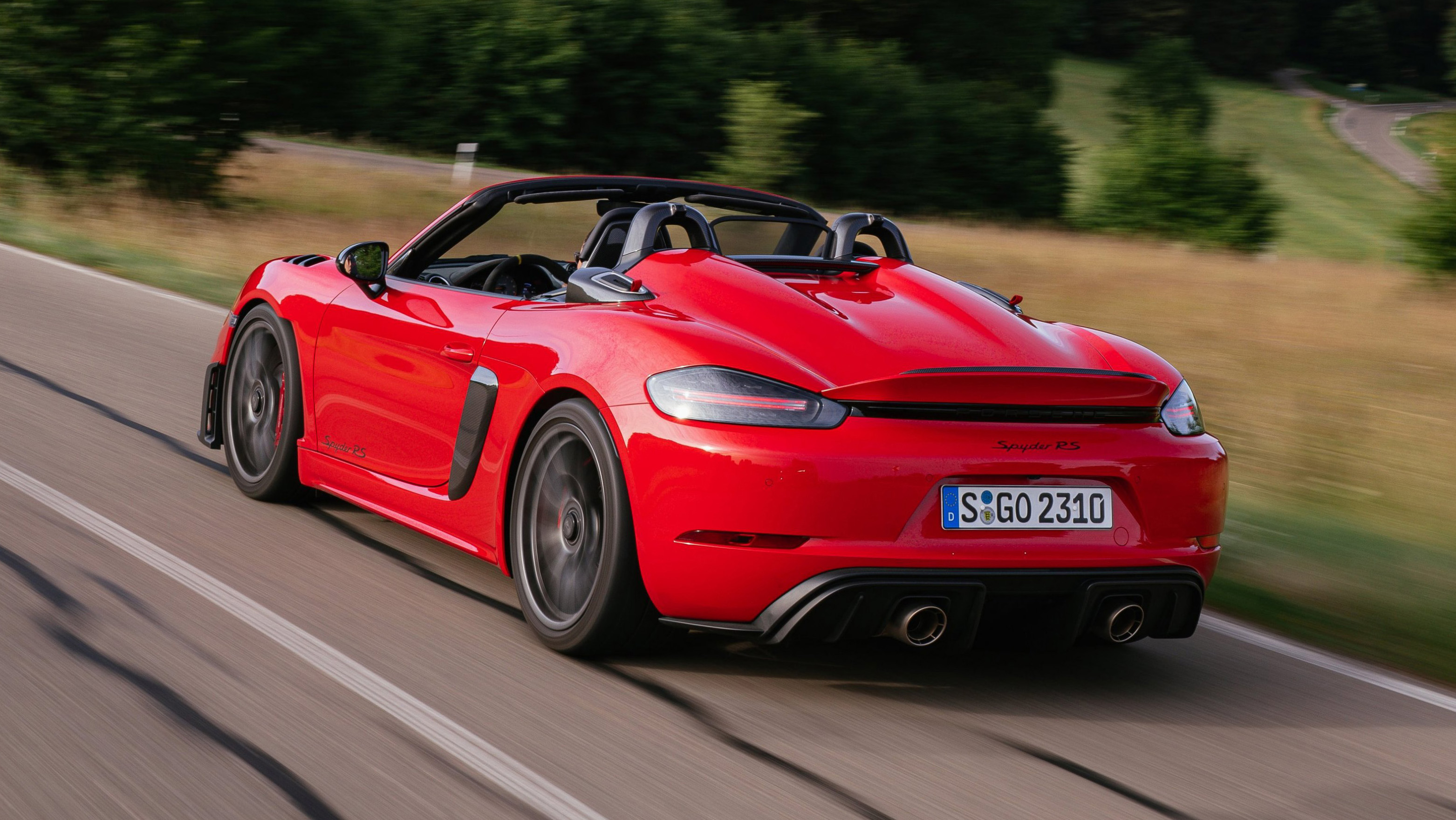 Porsche 718 Spyder RS rear