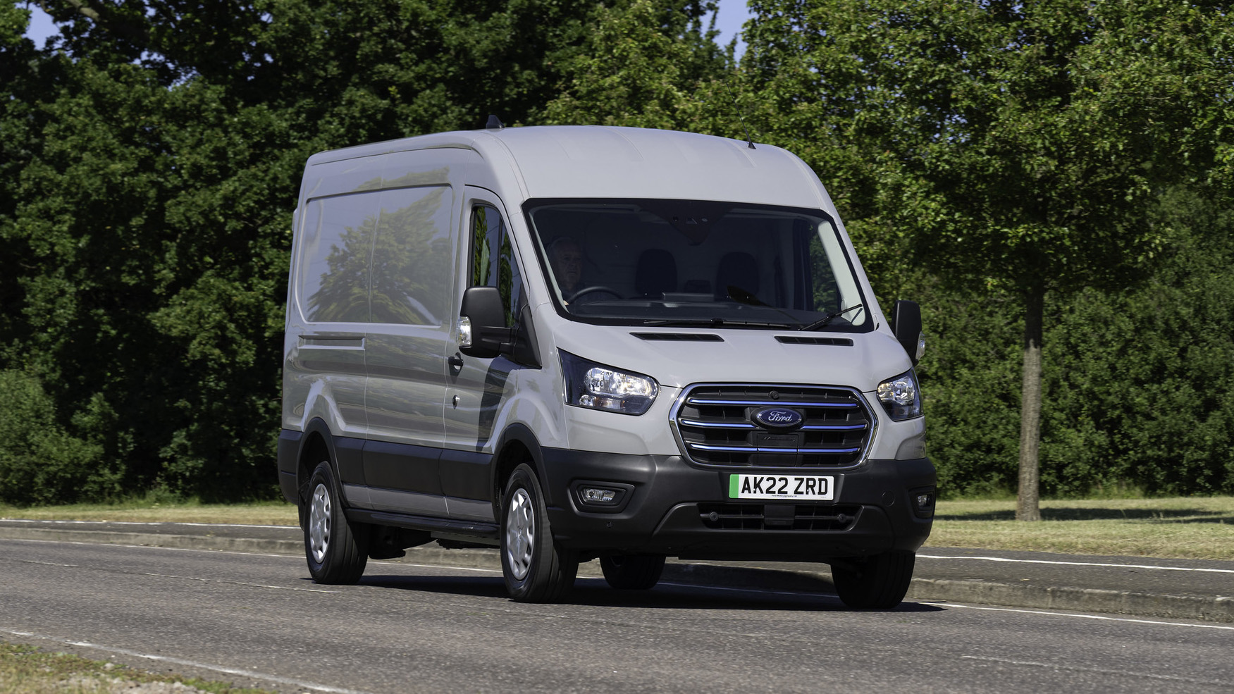 Ford e-Transit driven