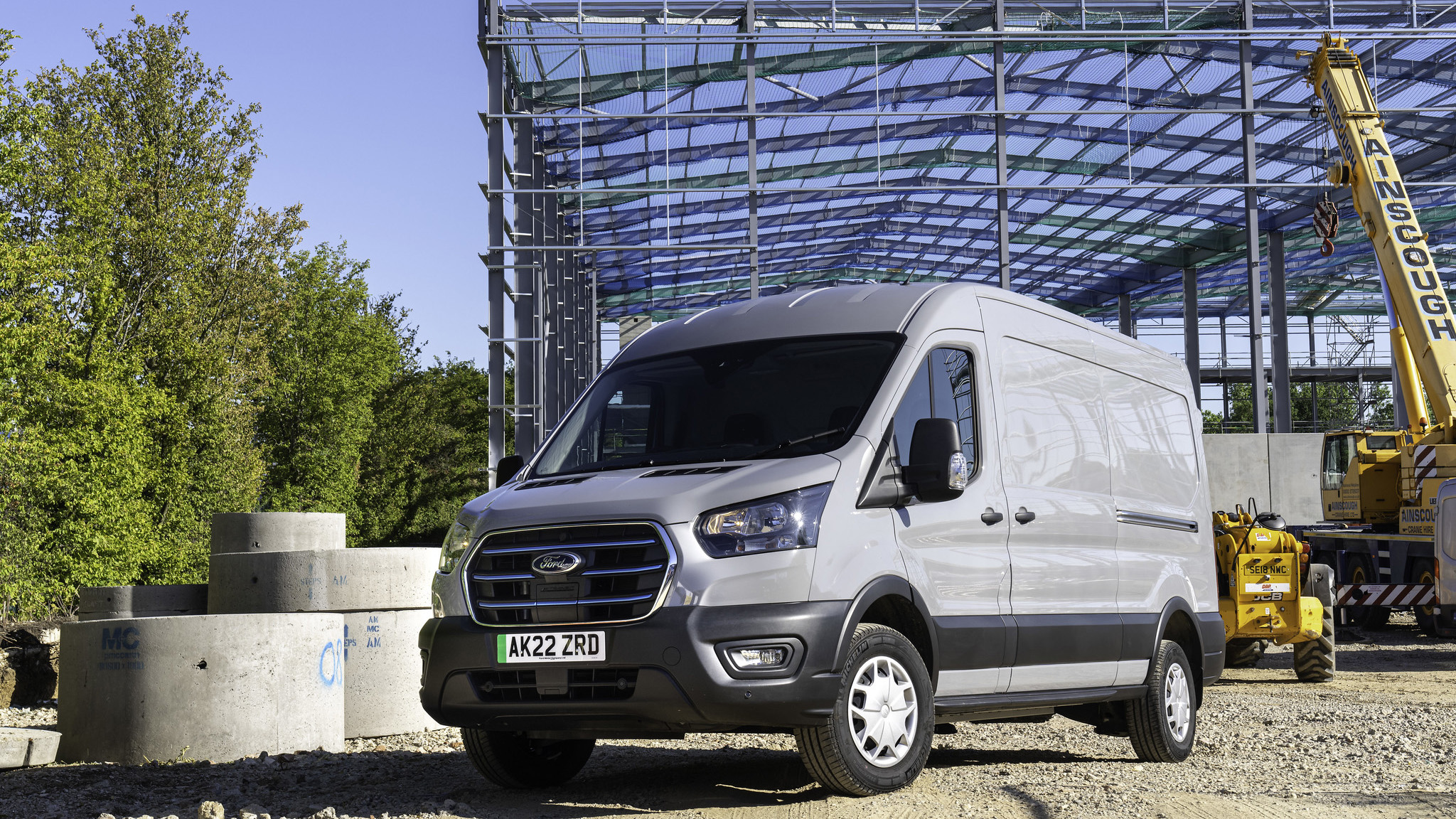 Ford e-Transit driven