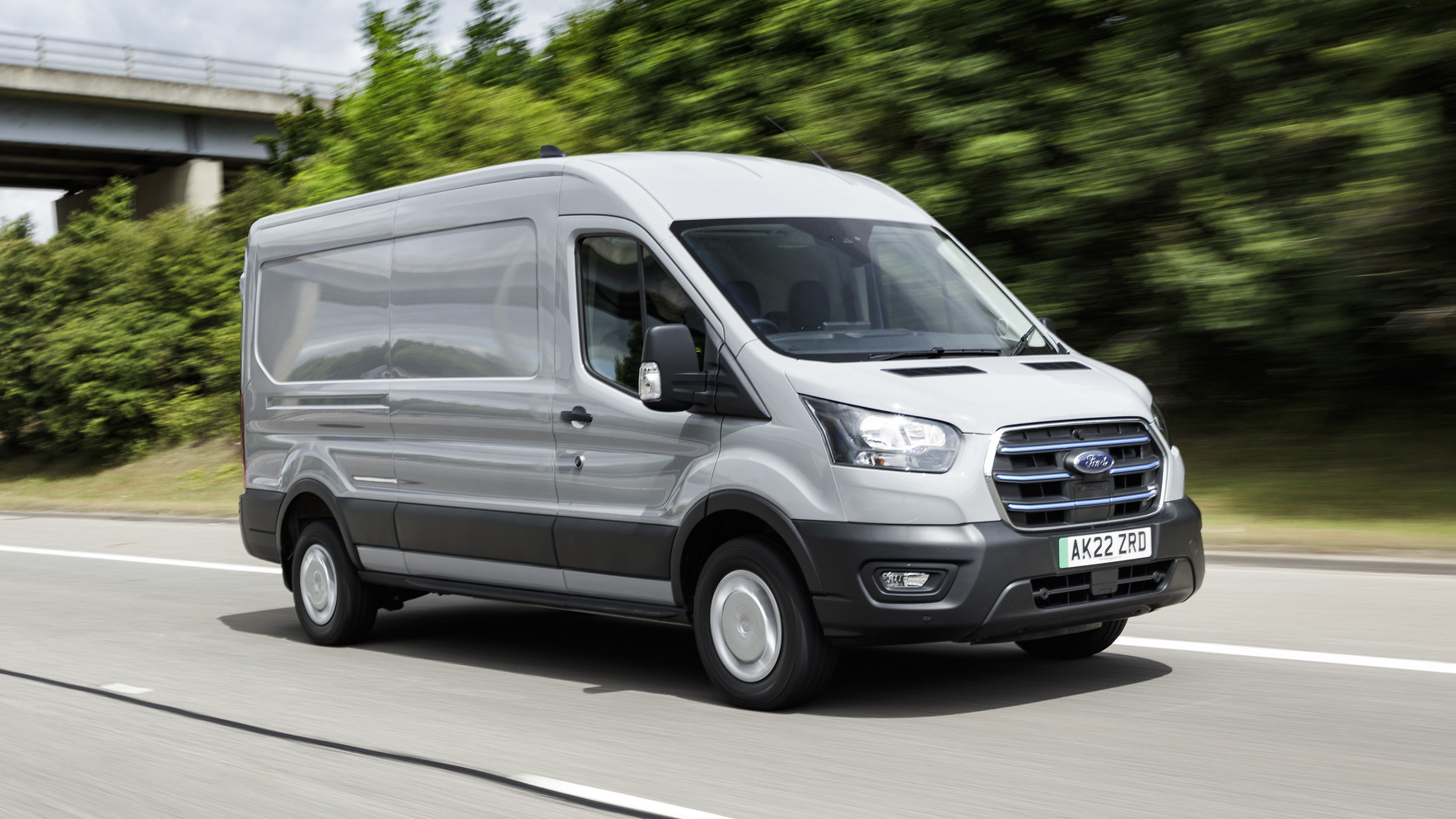 Ford e-Transit driven