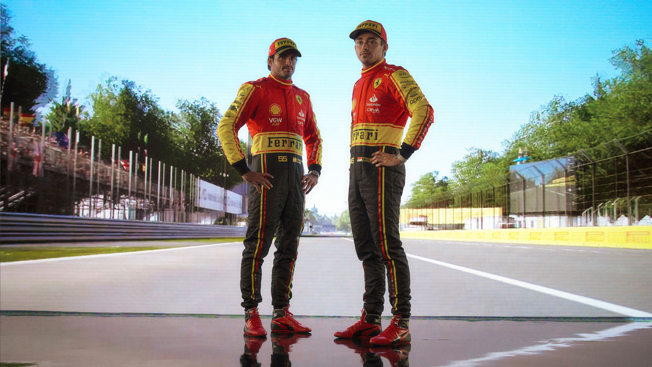 Ferrari Monza livery drivers