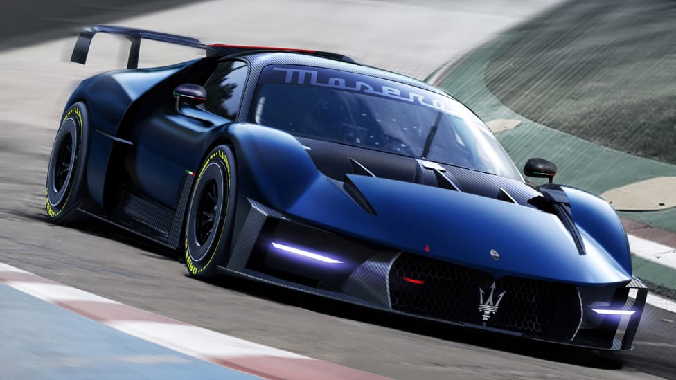 Renders of Maserati MCXtrema on track shot