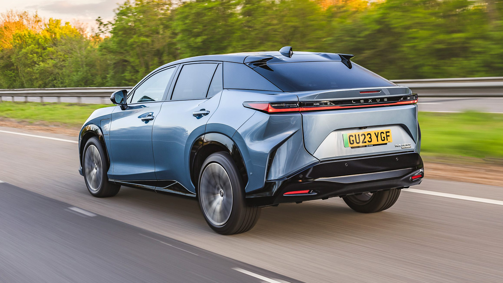 Lexus RZ electric SUV driven