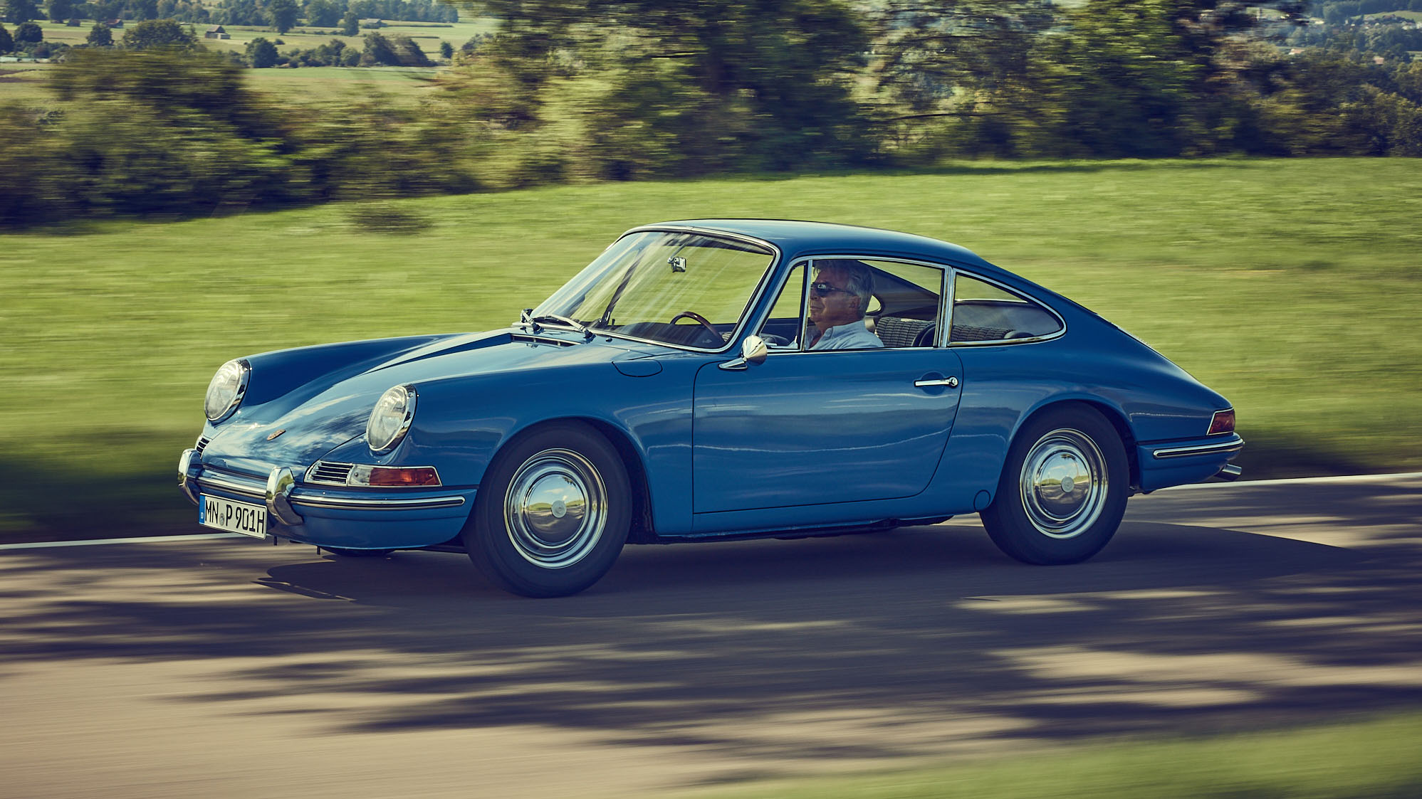 Porsche 911 quickblau Alois Ruf Top Gear 2023