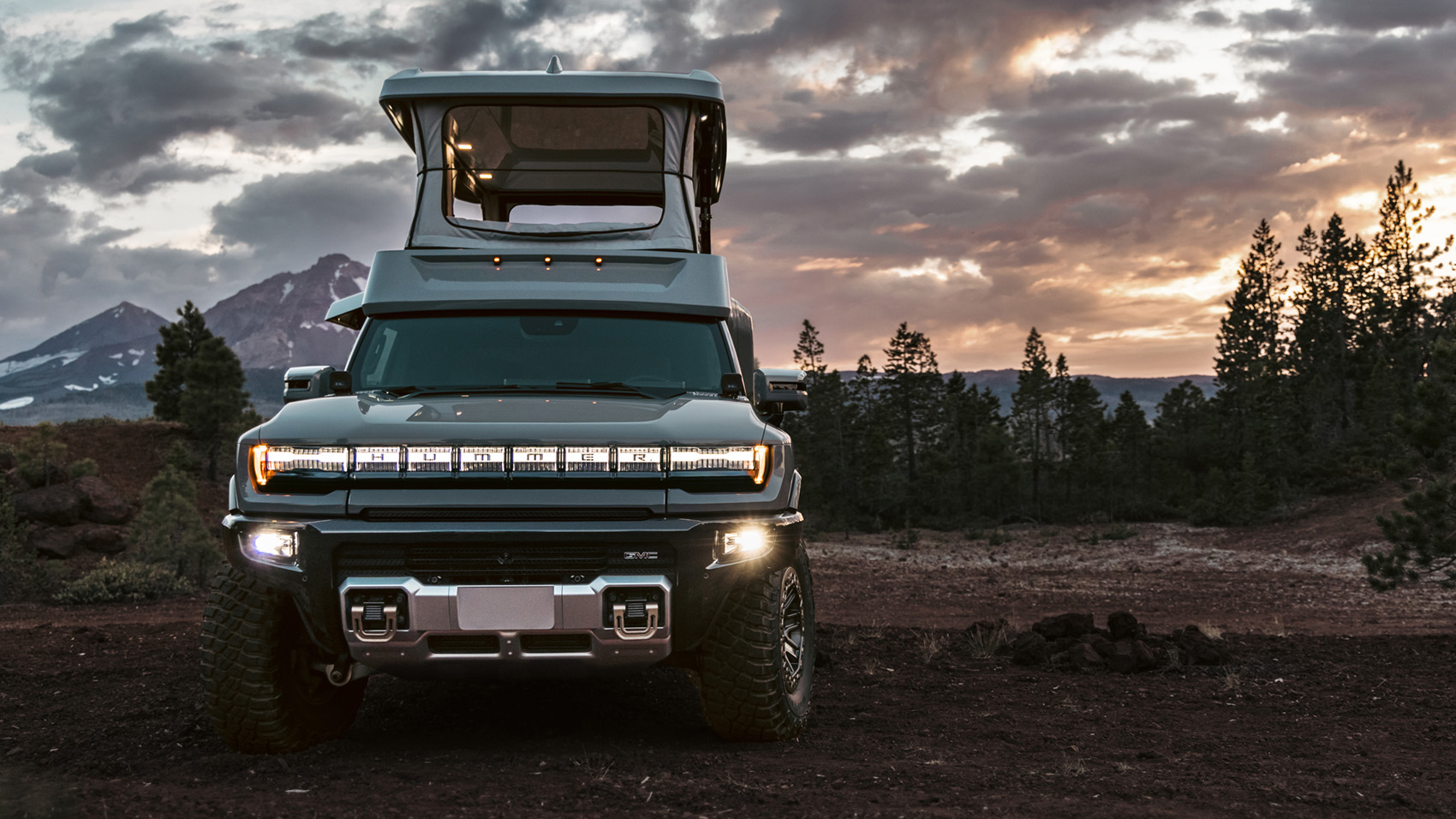 The new Hummer EV EarthCruiser camper