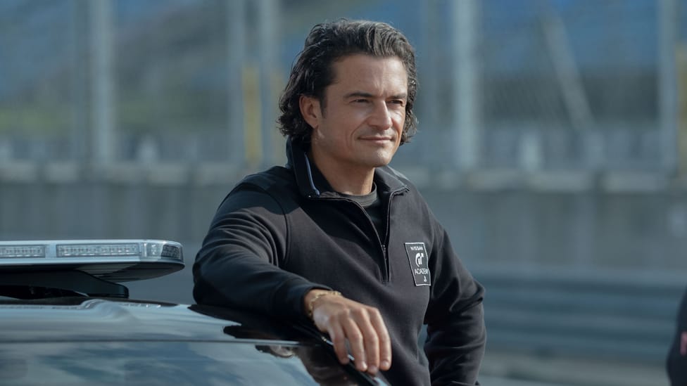 Orlando Bloom Gran Turismo movie 2023