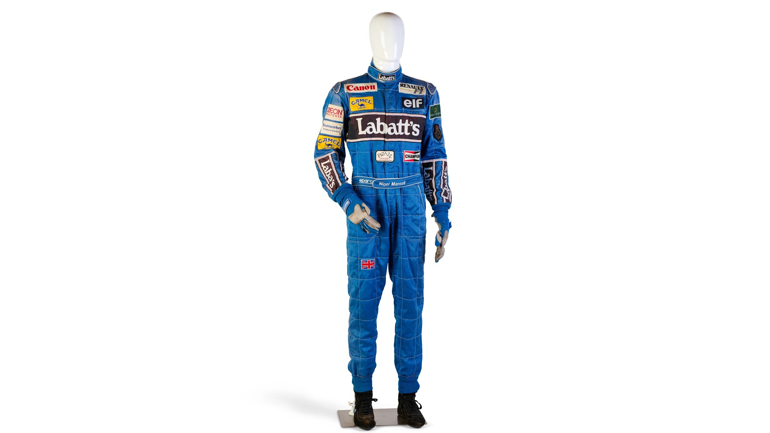 Nigel Mansell race suit