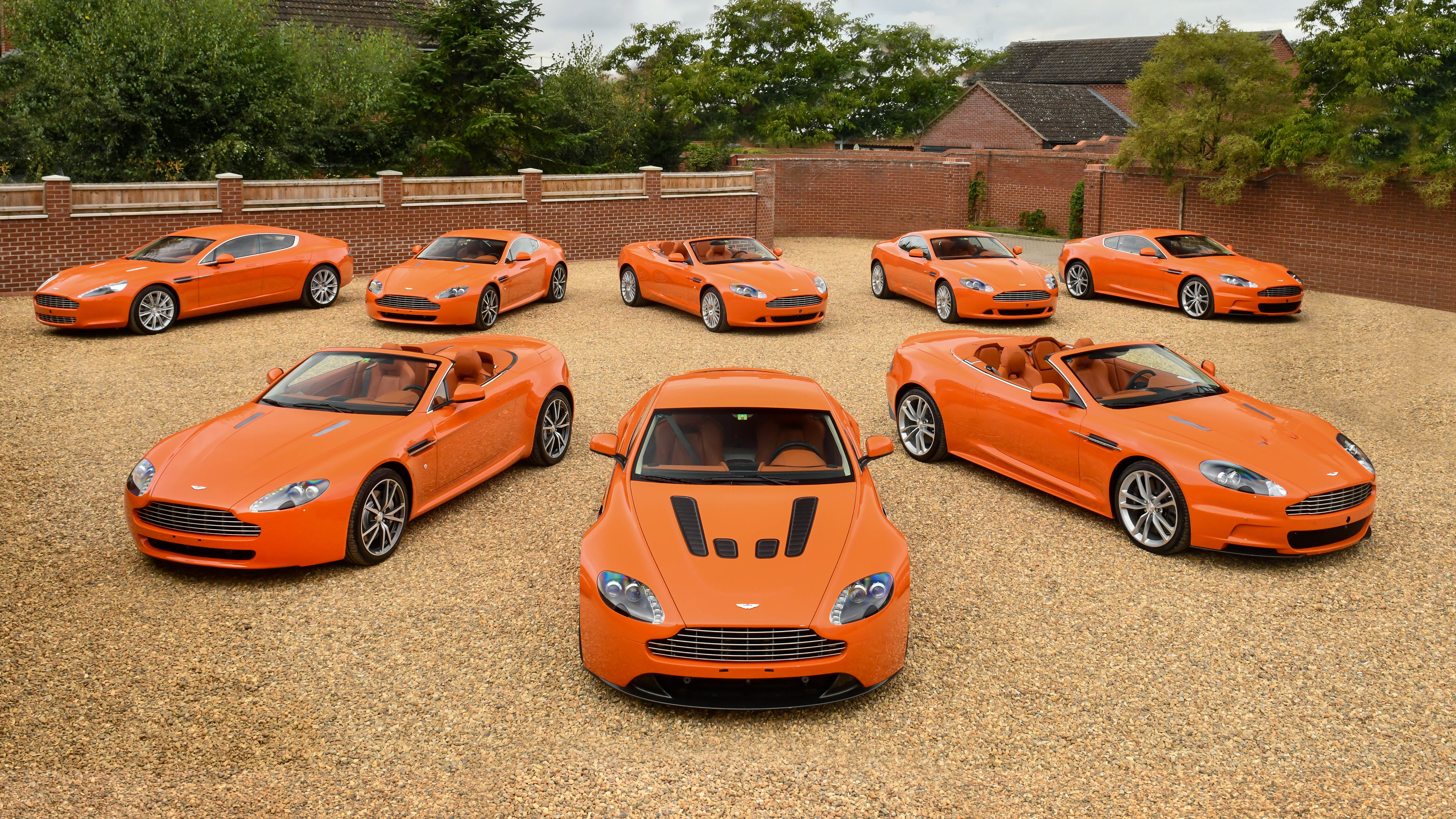 Orange Aston Martins Bonhams Top Gear