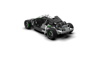 WAE Technologies EVRh chassis as an image render from the rear three-quarter