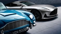 Aston Martin DB5 and Aston Martin DB12 2023