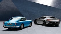 Aston Martin DB5 and Aston Martin DB12 2023