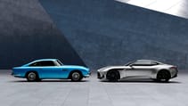 Aston Martin DB5 and Aston Martin DB12 2023