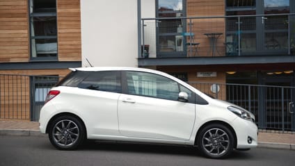 2012 Toyota Yaris static shot outside of a property