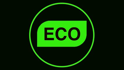 Eco mode dash icon in an electric vehicle