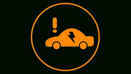 Electrical fault on an EV dash icon 