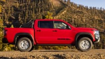 Side profile shot of new 2024 Nissan Frontier Hardbody Edition 