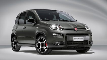 Static studio shot of Fiat Panda